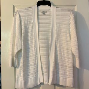 Lightweight White Cardigan